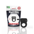 Screaming O Charged Big O Ritz Rechargeable Vibrating Silicone Cockring Black by Screaming O