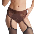 Strap-On-Me Diva Lingerie Harness Chocolate XL by Lovely Planet