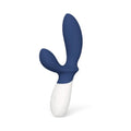 Lelo Loki Wave 2 Rechargeable Silicone Dual Stimulation Prostate Vibrator Base Blue by LELO