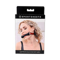 Sportsheets Saffron Silicone Bit Gag with Adjustable Buckle by Sportsheets
