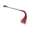 Sportsheets Saffron Tap & Tickle Dual-Ended Crop and Silicone Flogger by Sportsheets