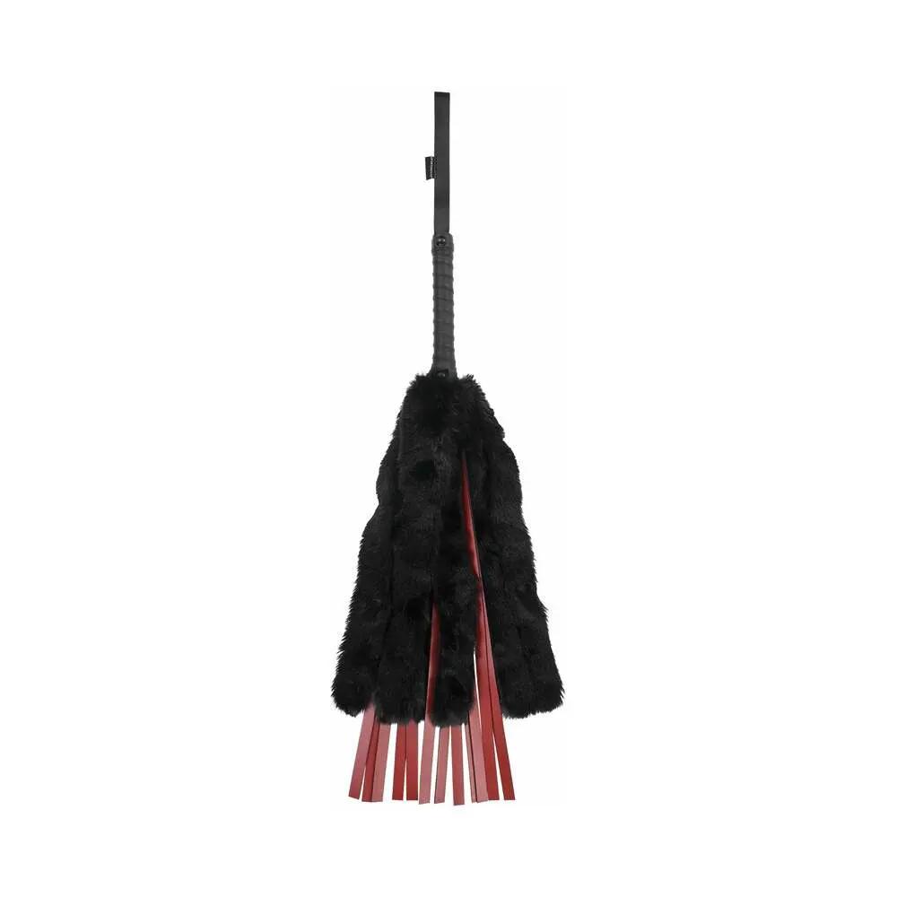 Sportsheets Saffron Faux Fur Flogger with Faux Leather Strands by Sportsheets