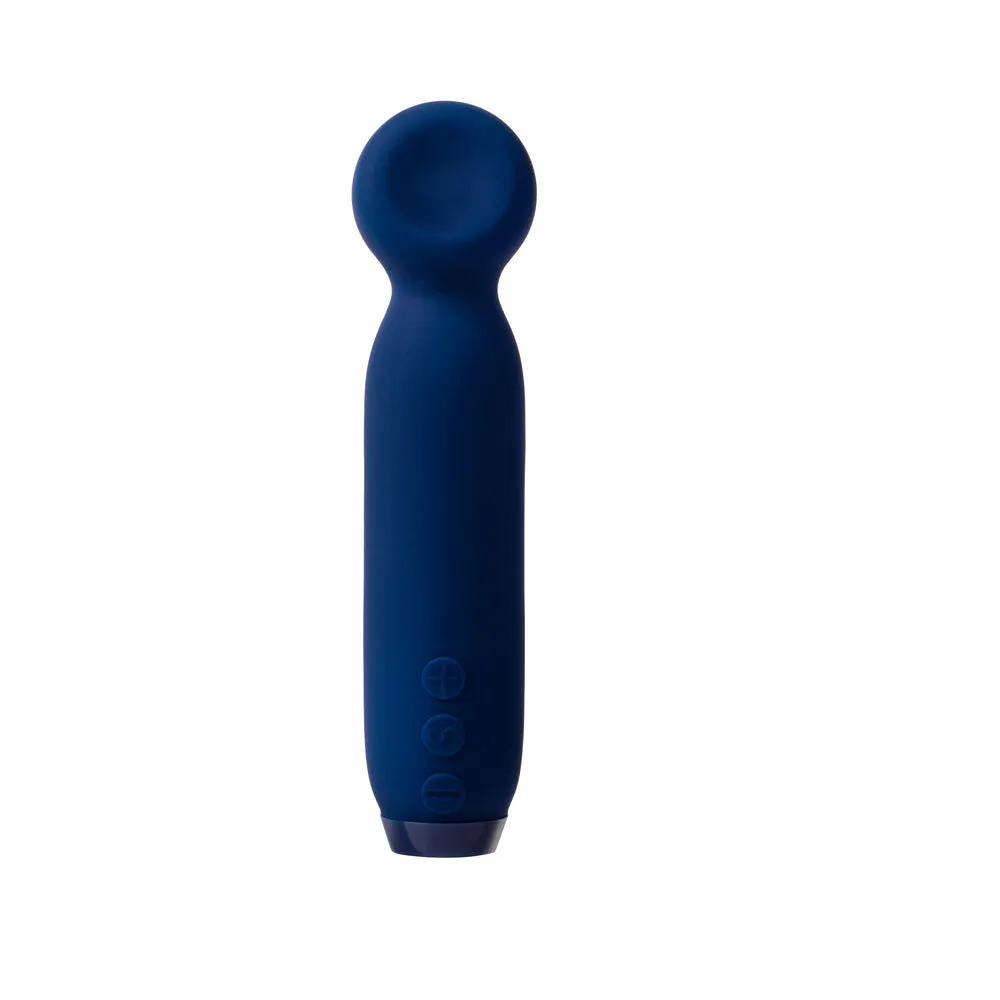 Je Joue Vita Rechargeable Silicone Wand Tip Bullet Vibrator Cobalt Blue by Je Joue