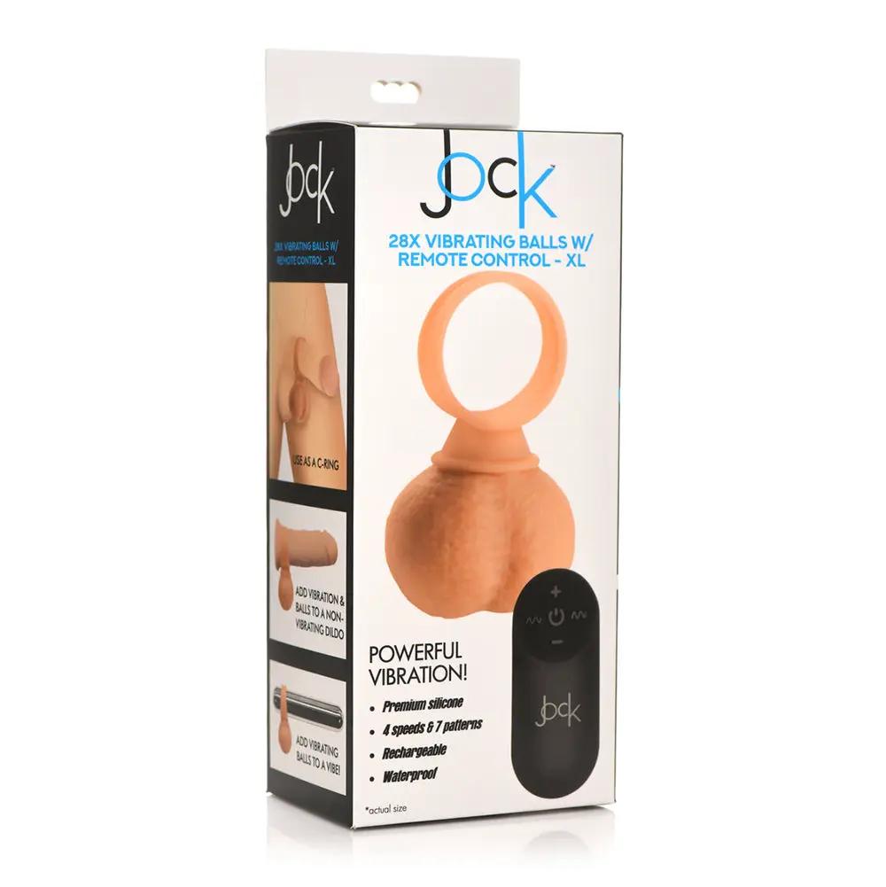 Jock 28x Vibrating Silicone Balls X-Large by Curve Novelties