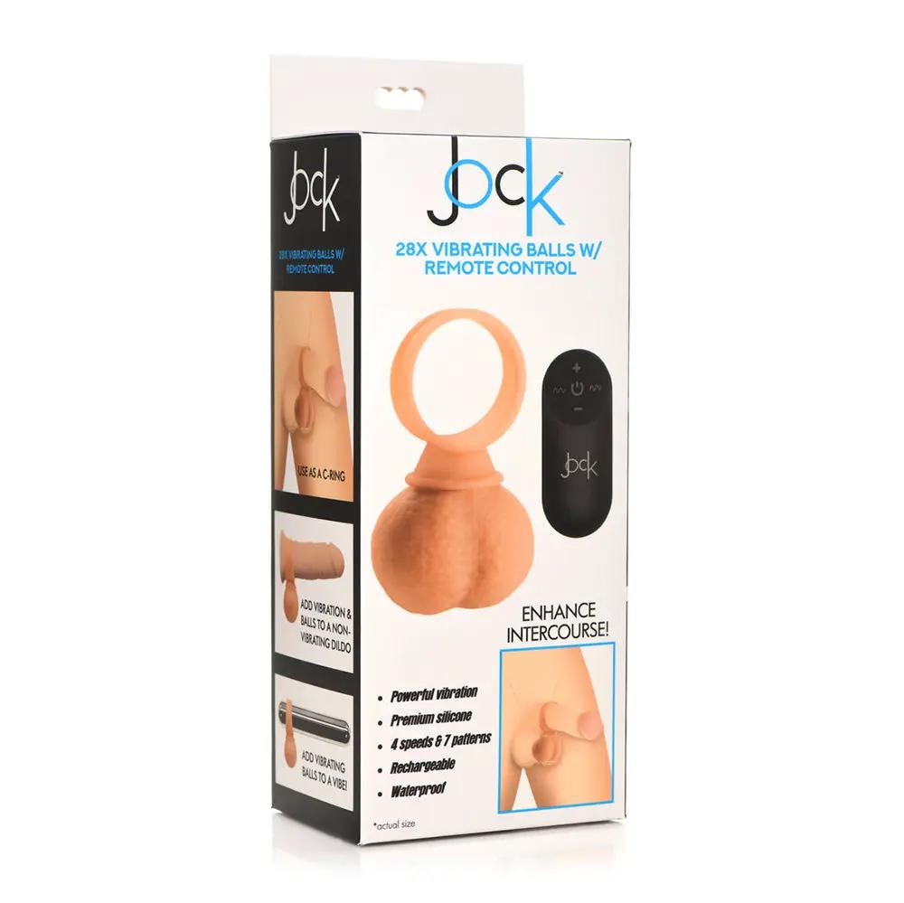 Jock 28x Vibrating Silicone Balls Large by Curve Novelties