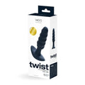 VeDO Twist Rechargeable Silicone Vibrating Anal Plug Black by VeDO