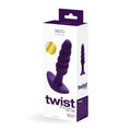 VeDO Twist Rechargeable Silicone Vibrating Anal Plug Purple by VeDO
