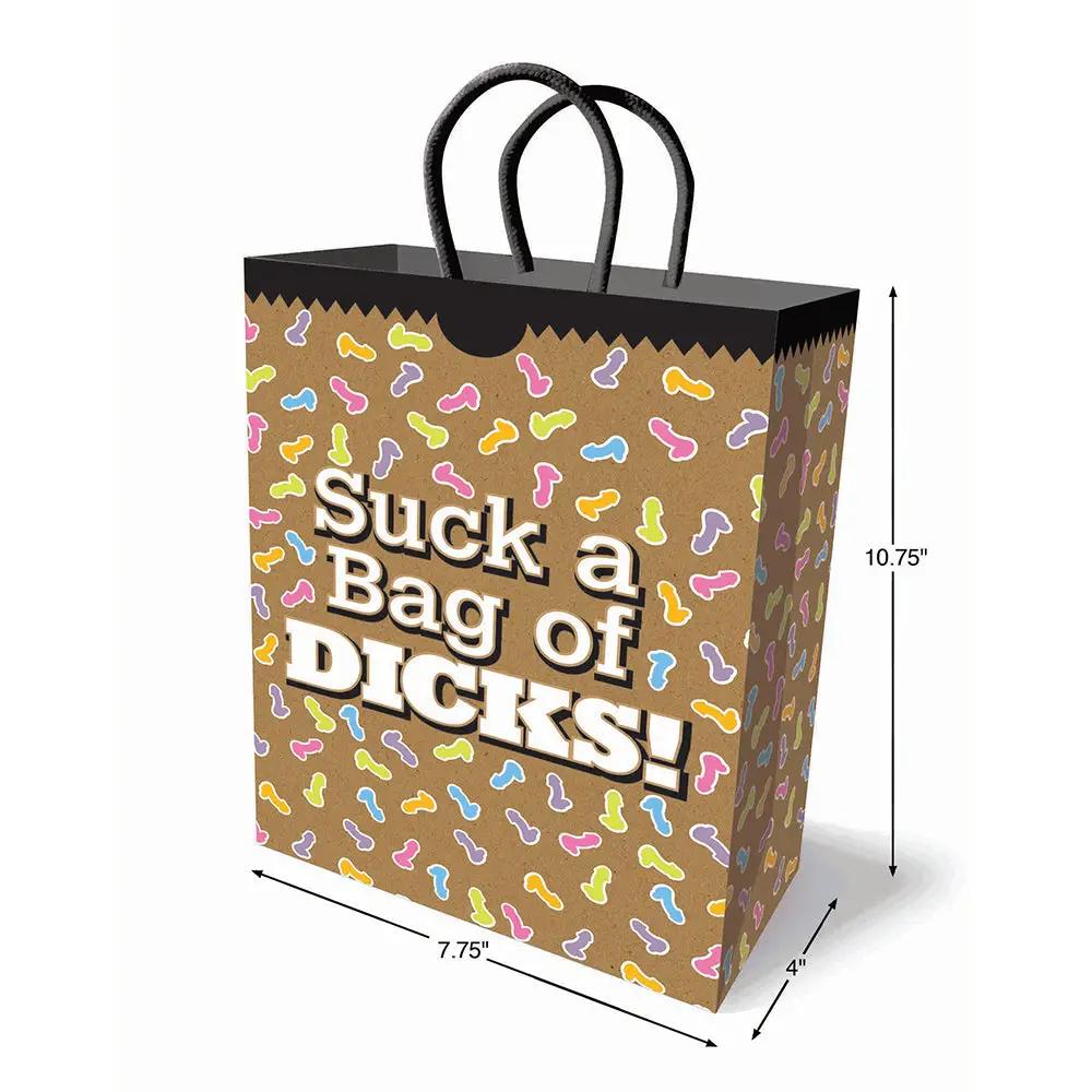 Suck a Bag of DICKS! Gift Bag by Little Genie