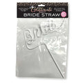 Glitterati Party Bride Straw White by Little Genie