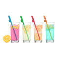 Super Fun Penis Party Straws 8-Pack Multicolor by Little Genie