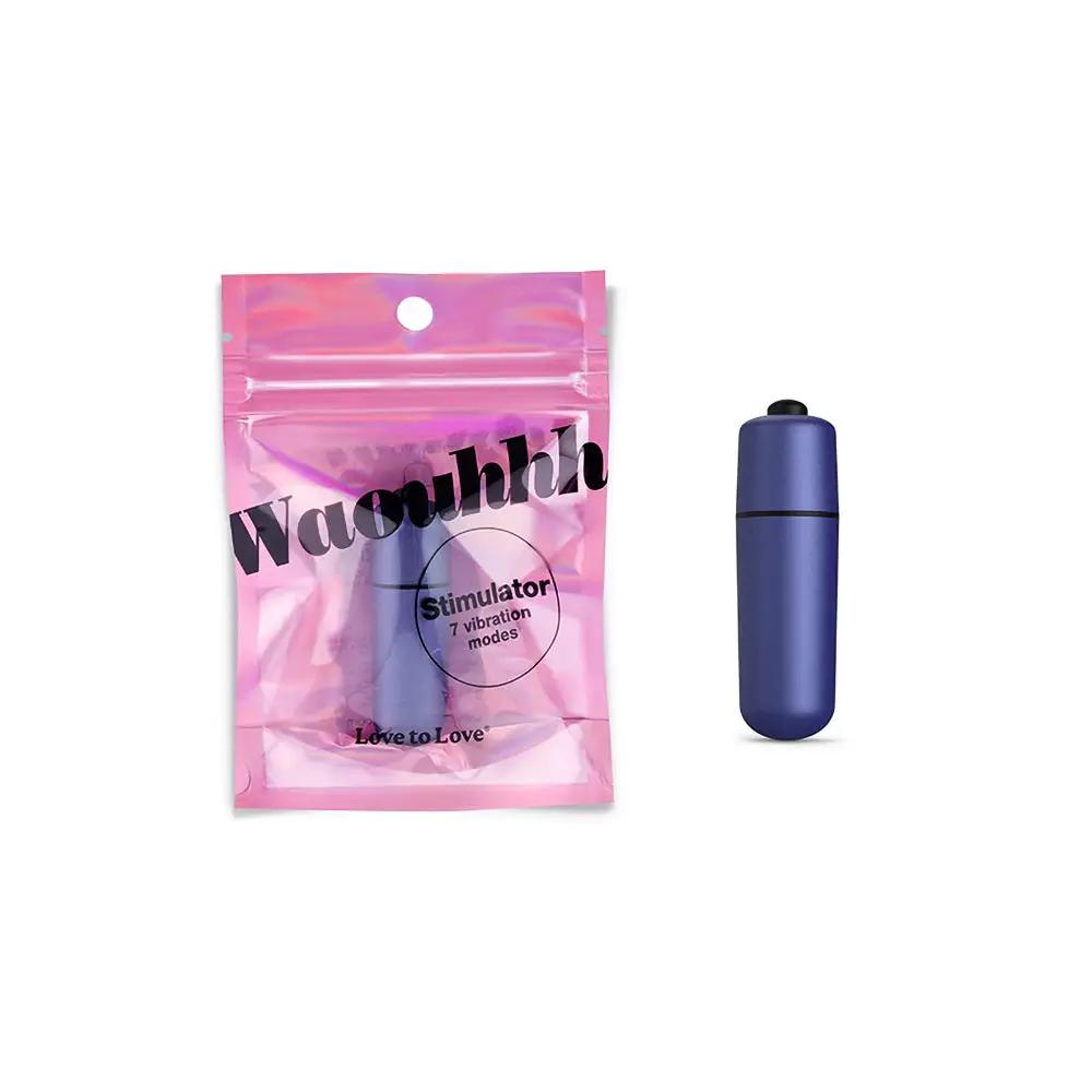 Love to Love Waouhhh Bullet Vibrator Midnight Indigo by Lovely Planet