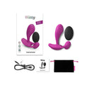 Love to Love Witty Rechargeable Remote-Controlled Silicone P & G Vibrator Sweet Orchid by Lovely Planet
