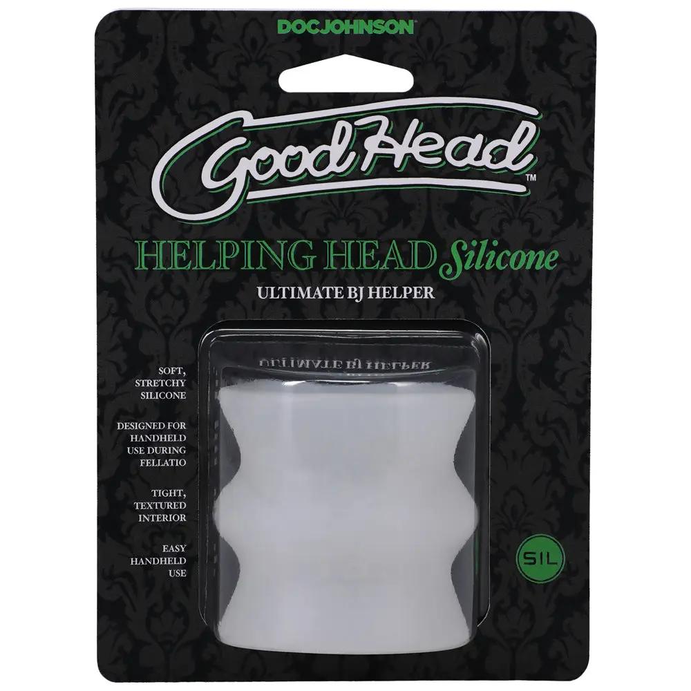 GoodHead Helping Head Silicone Ultimate BJ Helper Frost by Doc Johnson