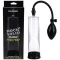 Rock Solid Classic Penis Pump Black/Clear by Rock Solid