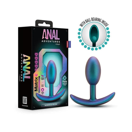 Anal Adventures Matrix Nebula Plug Lunar Blue by Blush