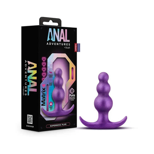 Anal Adventures Matrix Supernova Plug Galactic Purple by Blush