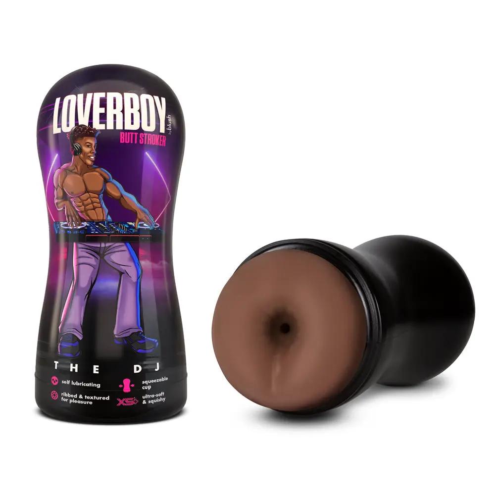 Loverboy The DJ Self-Lubricating Anal Stroker Brown by Blush