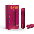 Oh My Gem Classy Rechargeable Warming Silicone G-Spot Vibrator Garnet by Blush