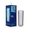 RIZE! Ribz Glow in the Dark Self-Lubricating Stroker Clear by Blush