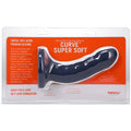 Tantus Curve 6.5 in. Dildo Medium-Firm Sapphire by Tantus