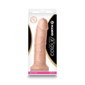 Colours Dual Density Girth 7 in. Dildo Beige by NS Novelties