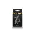 Bound Nipple Clamps C1 Gunmetal by NS Novelties