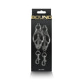 Bound Nipple Clamps C3 Gunmetal by NS Novelties