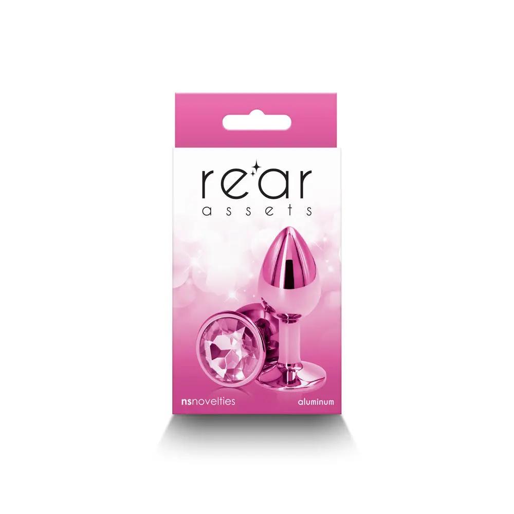 Rear Assets Metal Anal Plug Small Pink by NS Novelties