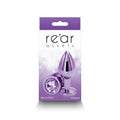 Rear Assets Metal Anal Plug Medium Purple by NS Novelties