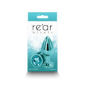 Rear Assets Metal Anal Plug Medium Teal by NS Novelties