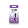 Rear Assets Petite Metal Anal Plug Purple by NS Novelties