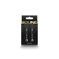 Bound Nipple Clamps D1 Gunmetal by NS Novelties