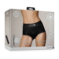 Ouch! Vibrating Strap-on Brief Black XS/S by Shots