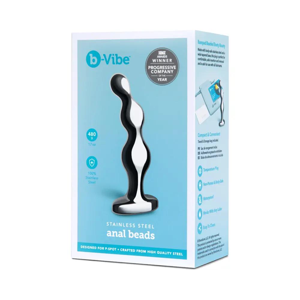b-Vibe Stainless Steel Anal Beads by b-Vibe