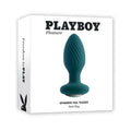 Playboy Spinning Tail Teaser Vibrating Rotating Anal Plug Salute by Playboy