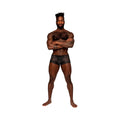 Male Power Sassy Lace Mini Short Sheer Pouch Black XL by Male Power