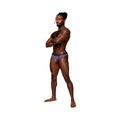 Male Power Sheer Prints Sheer Thong Spatter S/M by Male Power