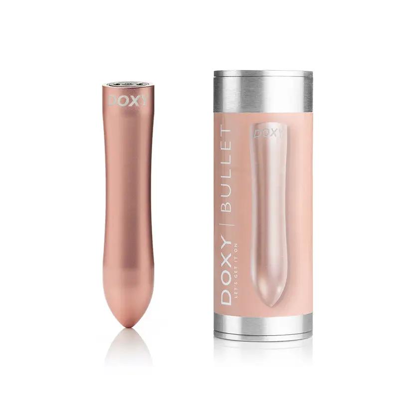 Doxy Bullet Rechargeable Vibrator Rose Gold by Doxy