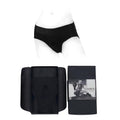 SpareParts Tomboi Rayon Briefs Harness Black Size L by SpareParts