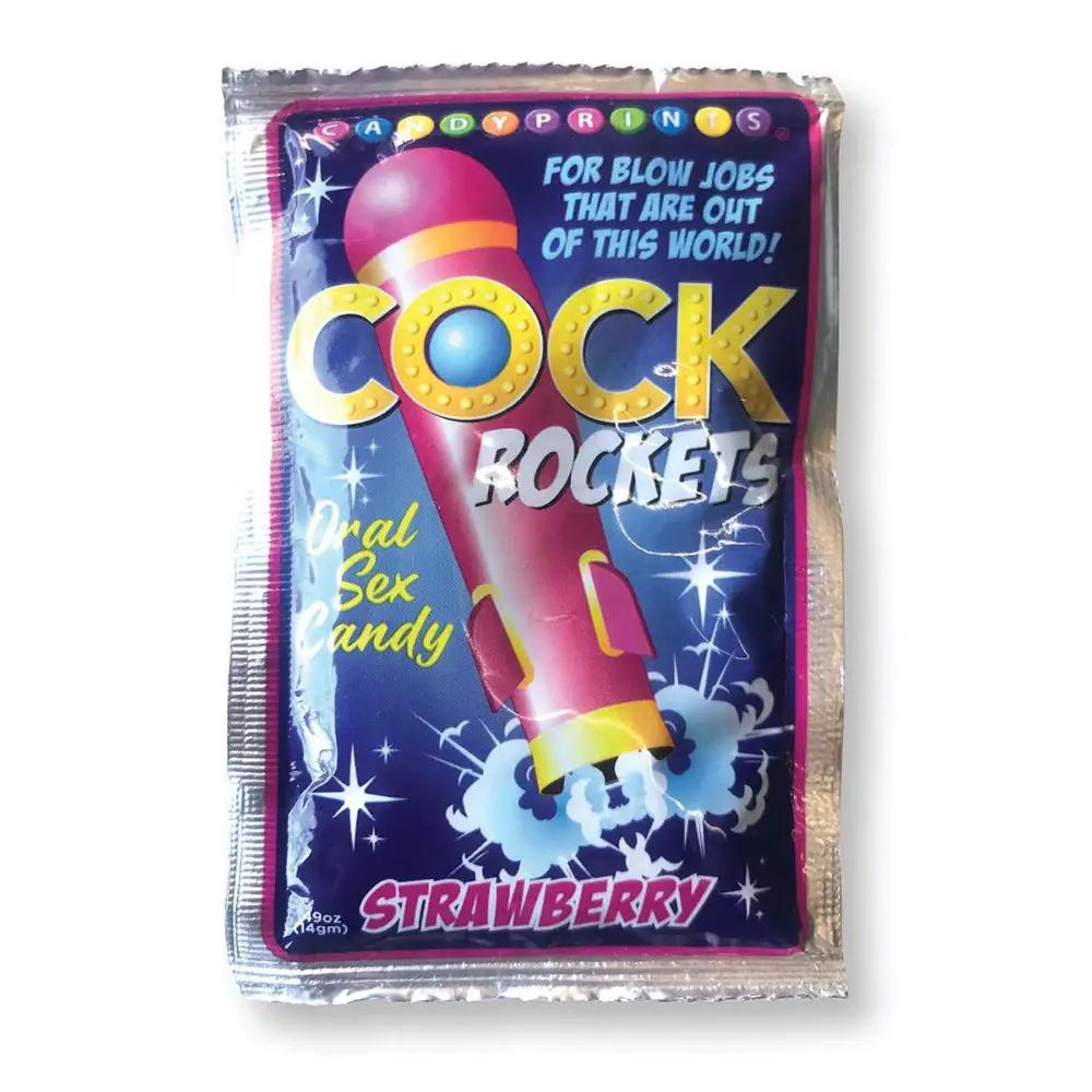 Cock Rockets Oral Sex Candy Strawberry by Little Genie