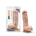 Dr. Skin Mr. D Realistic 8.5 in. Dildo with Balls Beige by Blush