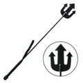 Rouge Leather Devil Riding Crop Black by Rouge Garments
