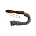 Rouge Beaded Metal Flogger Silver by Rouge Garments