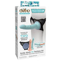 Dillio Platinum Body Dock SE Fantasy Kit with 6 & 7 in. Silicone Dildos by Pipedream