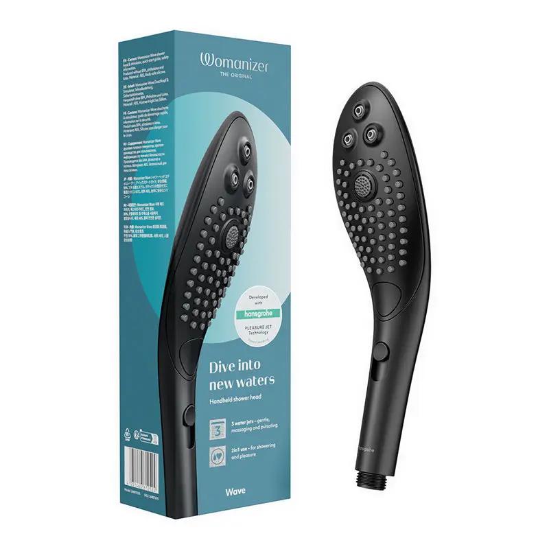 Womanizer Wave Shower Head Masturbator Black by Womanizer