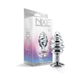 Nixie Ribbed Metal Butt Plug Honey Dipper Small by Global Novelties