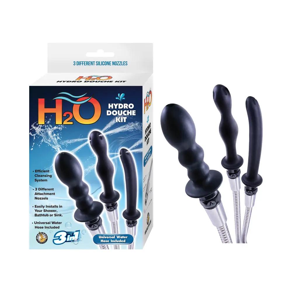 H2O Hydro Douche Kit Black by Nasstoys