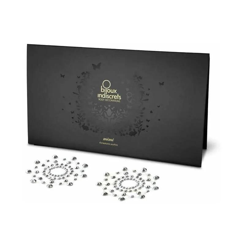 Bijoux Indiscrets Mimi Rhinestone Pasties Circles Crystal Clear by Bijoux Indiscrets