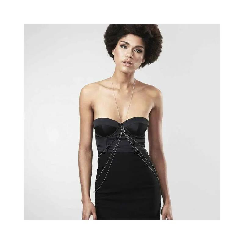 Bijoux Indiscrets Magnifique 8 Body Chain Silver by Bijoux Indiscrets