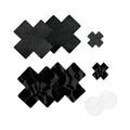 Nippies Basic Black Crosses Pasties Size B by Bristols 6